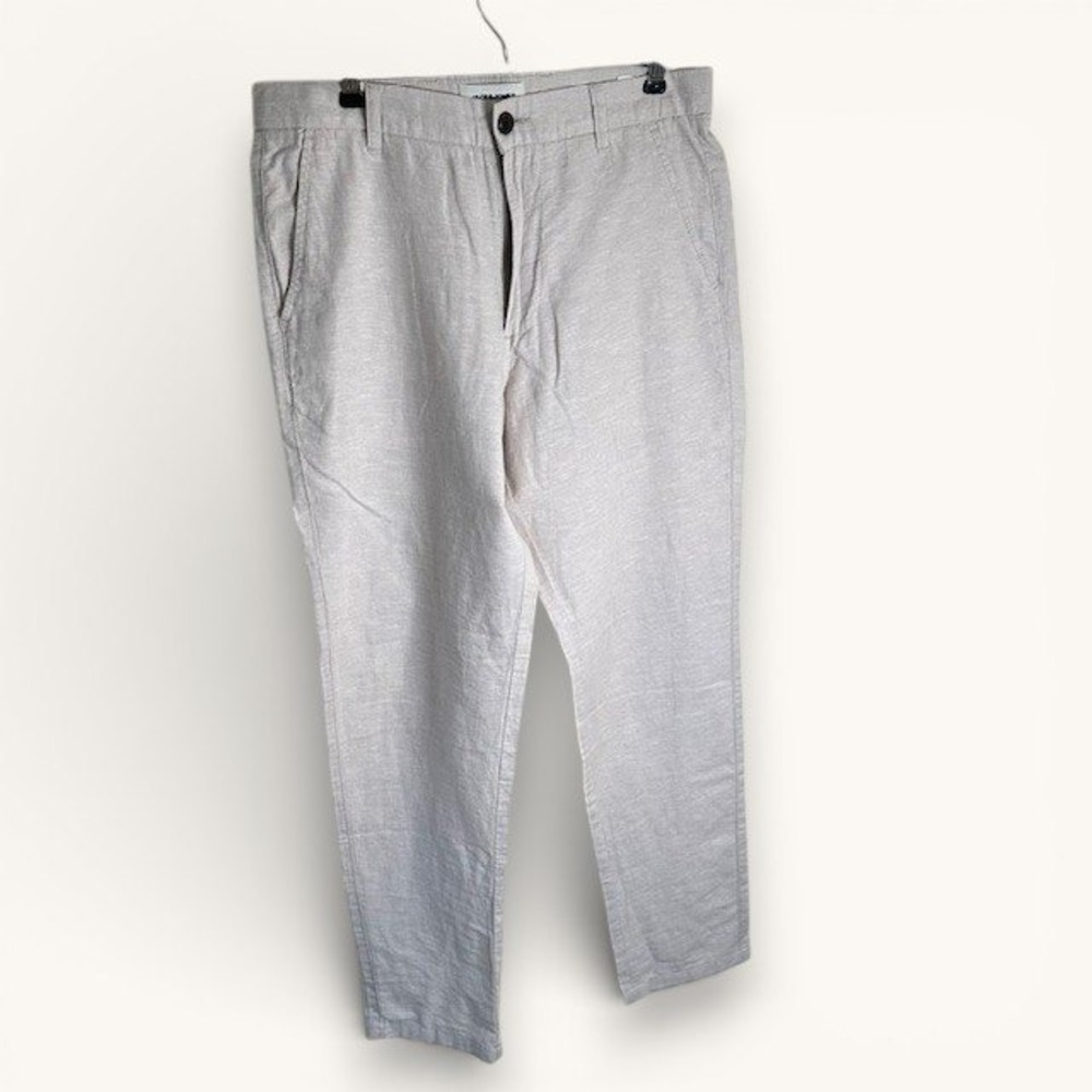 JACK &‎ JONES Mens Tapered Fit Summer Chino Pants Khaki Size W30 L32 NWT